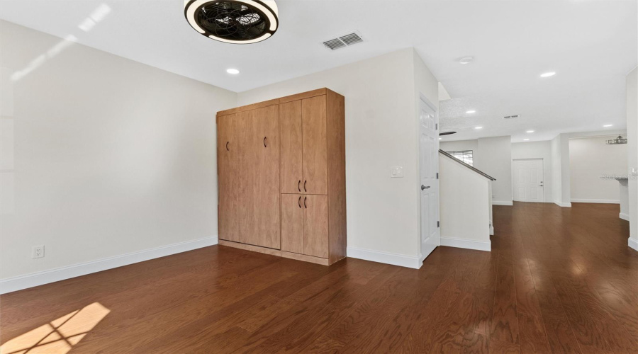 Living Room With Cabinets