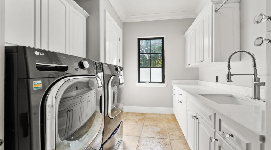 First floor Laundry room
