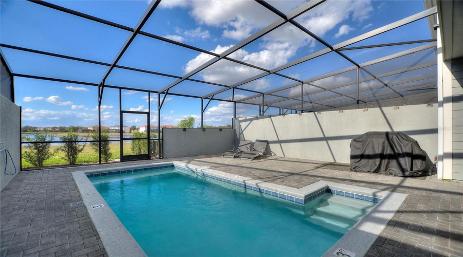 Pool view to Pond