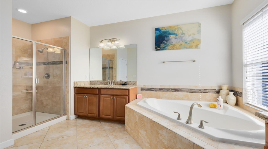 Primary bathroom.