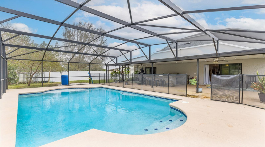 Massive Screened Enclosure Over Pool & Outdoor