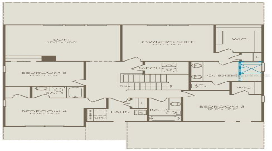 Floor Plan - Floor Two