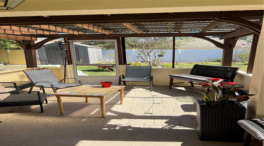 Back Patio Screened And Covered