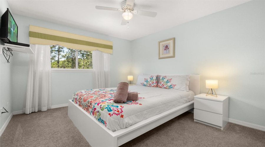 Bedroom 2 with shared ensuite