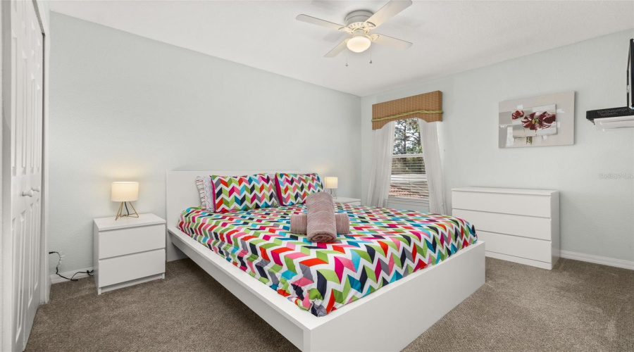 Bedroom 3 with shared ensuite
