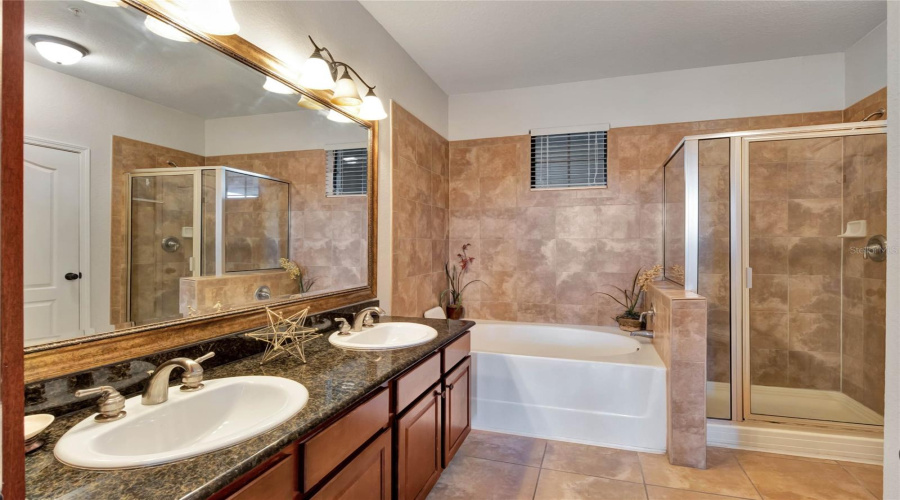 Spacious Master Bathroom