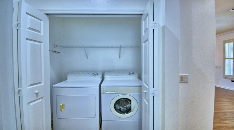 Laundry closet