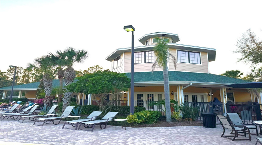 Clubhouse View from Pool Area