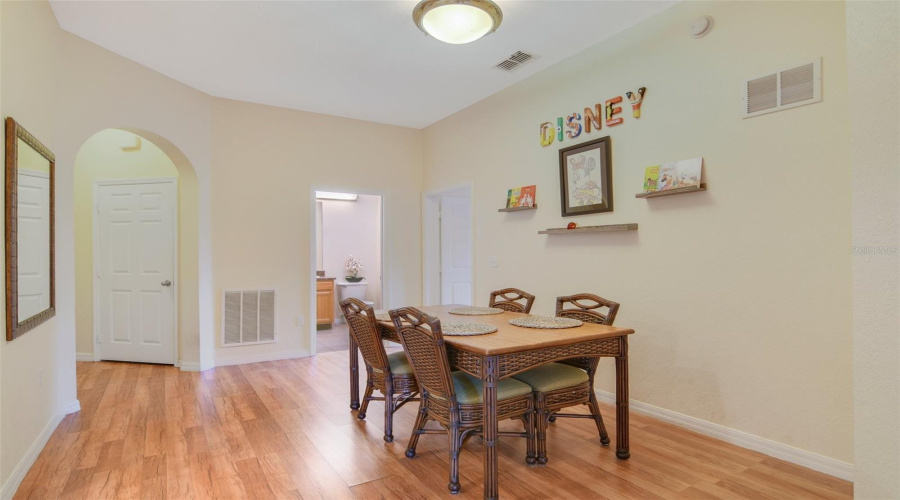 View of dining Room from Living Room