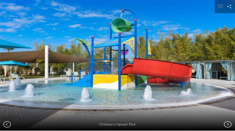 Children’s Splash Pad at the Resort.