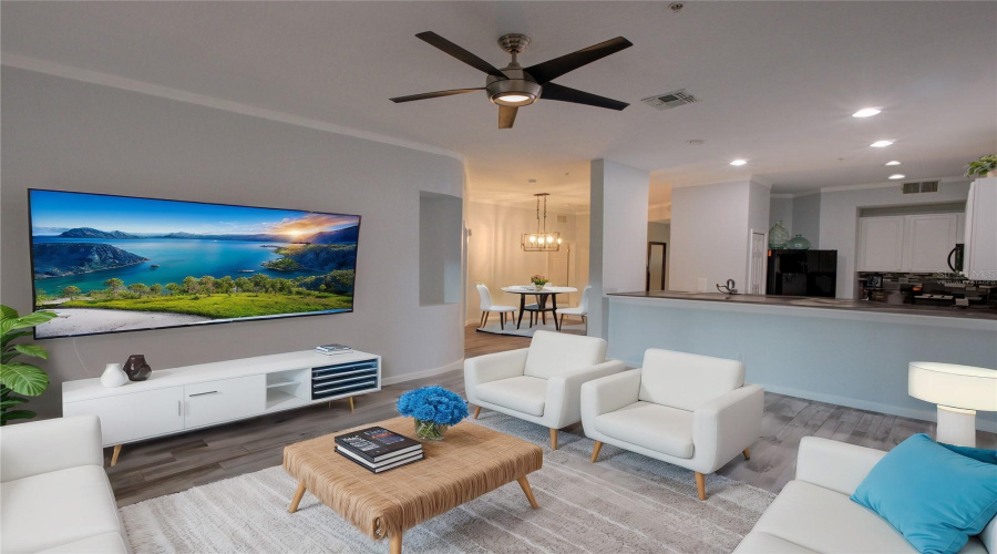 Family Room/Virtually Staged