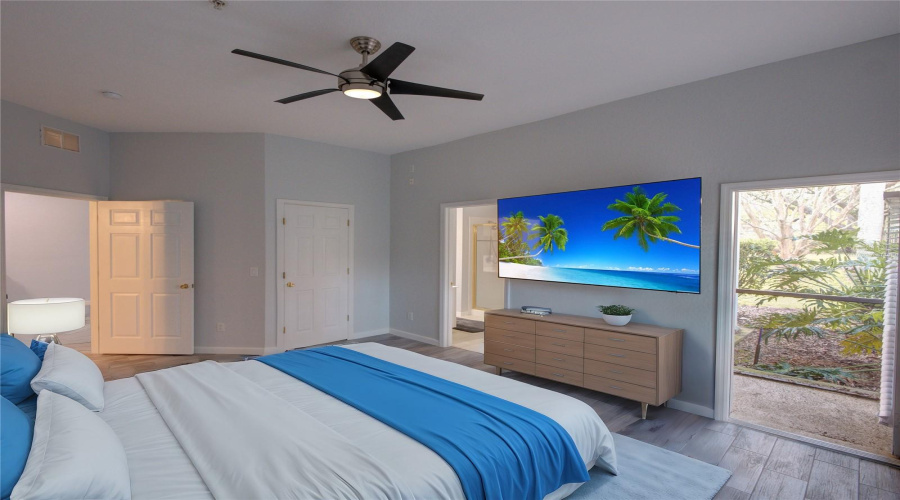 Primary Bedroom/Virtually Staged