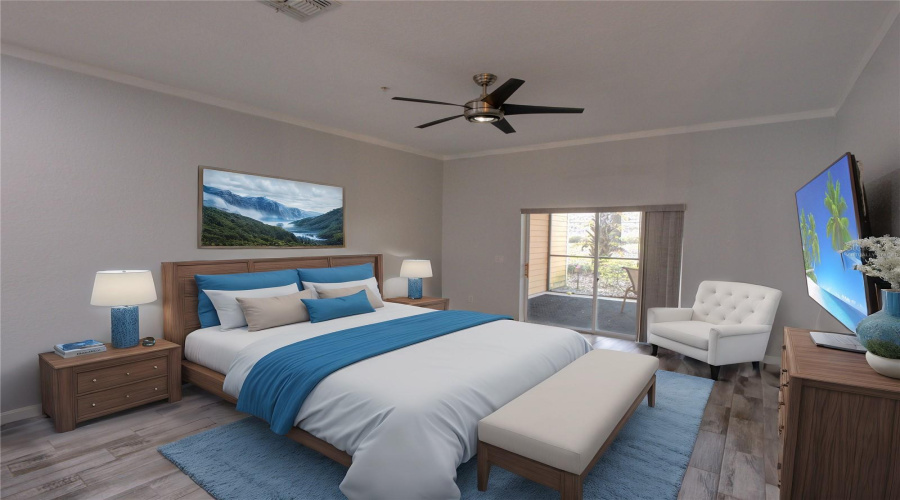 Bedroom 2/Virtually Staged