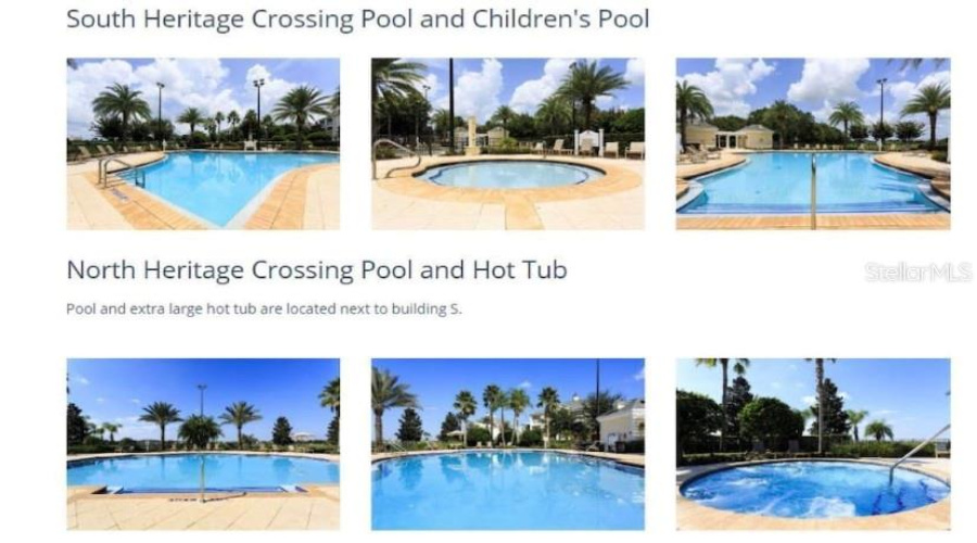 Available pool areas
