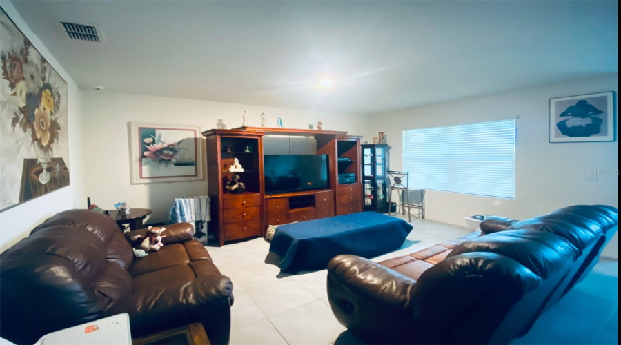 Living room of actual house.