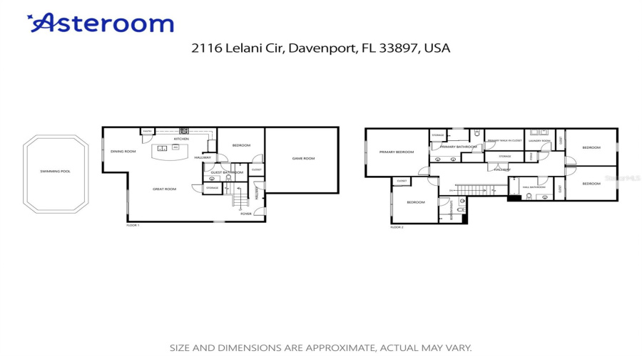 Davenport, Florida 33897, 5 Bedrooms Bedrooms, ,4 Bathroomsbathrooms,Residential,For Sale,Lelani,Mfrg5094039