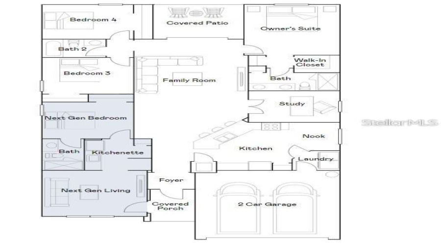 Kissimmee, Florida 34746, 4 Bedrooms Bedrooms, ,3 Bathroomsbathrooms,Residential,For Sale,Gooseberry,Mfro6289073