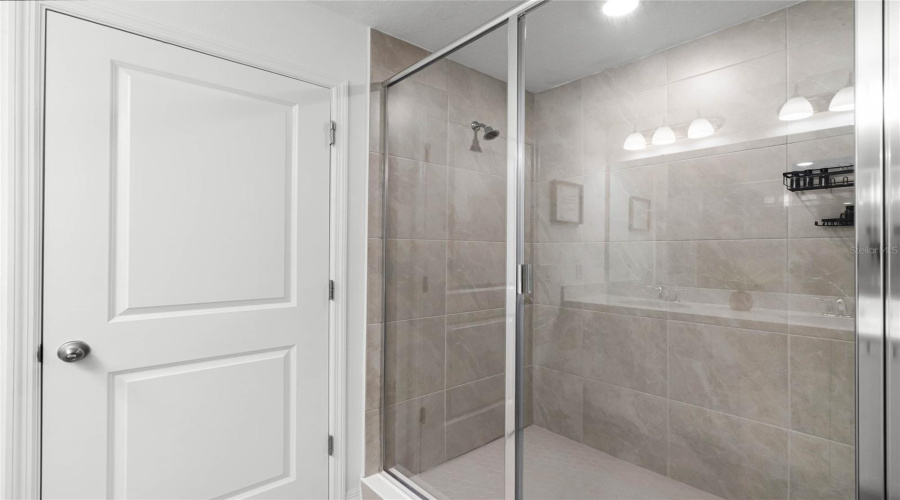 Walk-In Shower In Primary