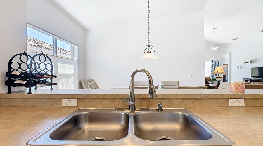 Kitchen Opens To The Dining Room And Living Room