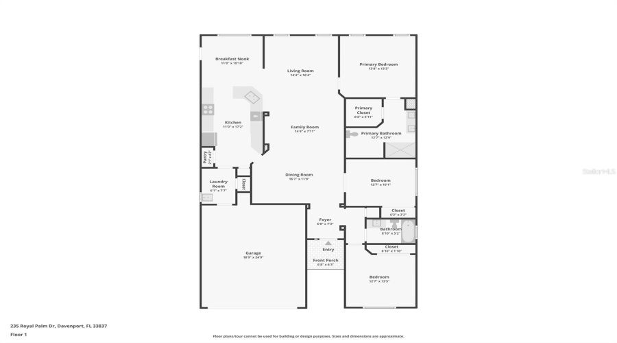 DAVENPORT, Florida 33837, 3 Bedrooms Bedrooms, ,2 BathroomsBathrooms,Residential,For Sale,ROYAL PALM,0,MFRO6255025