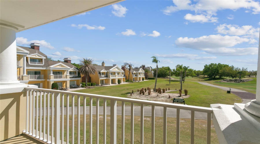 View From Second Floor Balcony