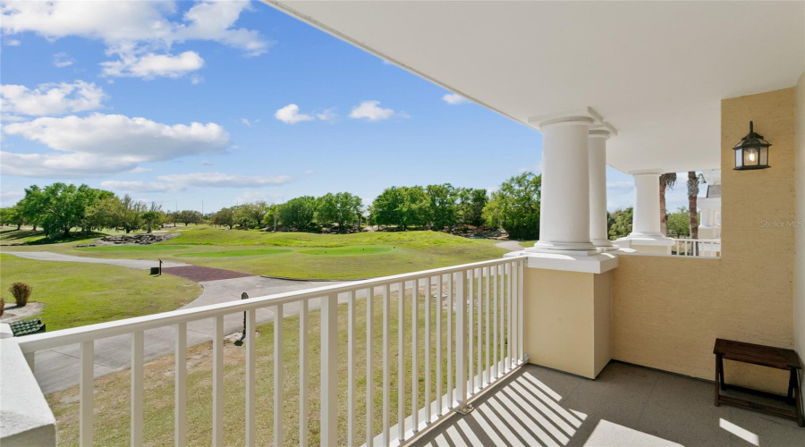 View From Second Floor Balcony