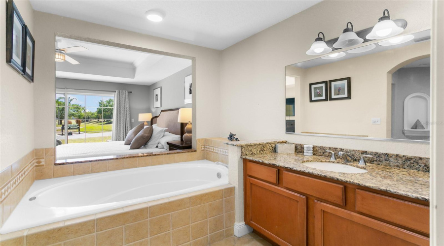 On suite bathroom to bedroom 1 (First Floor)