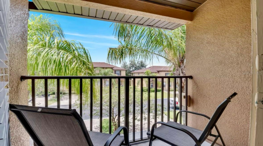 Front Upstairs Balcony View