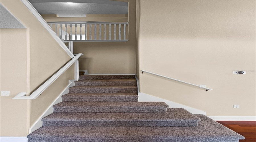 Staircase to 2nd floor