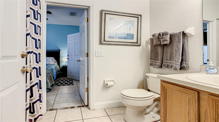 Downstairs guest bathroom
