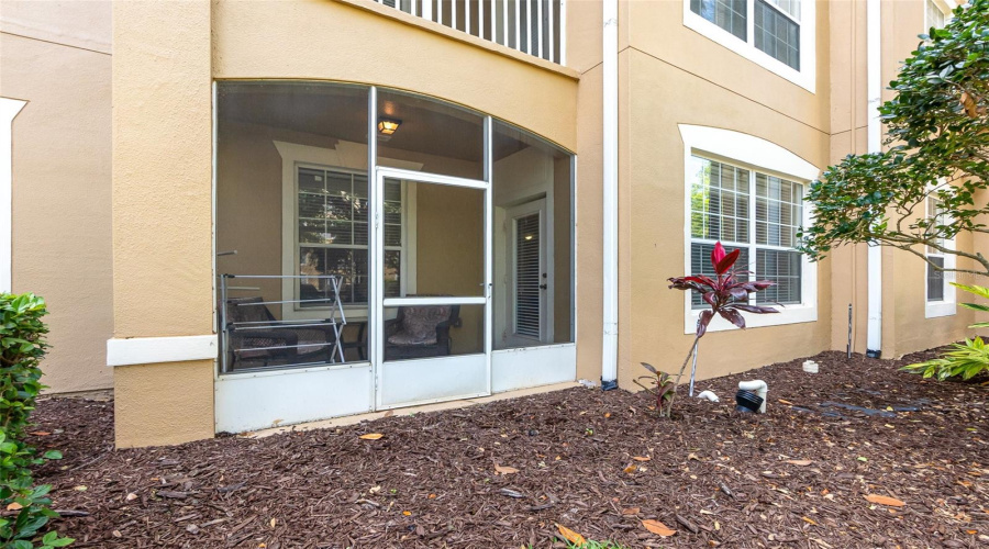 Exterior View Of Screened Patio