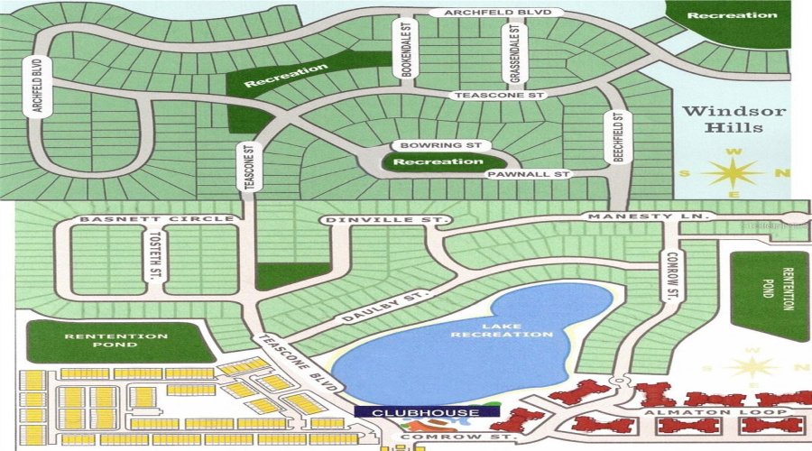 Map Of Windsor Hills