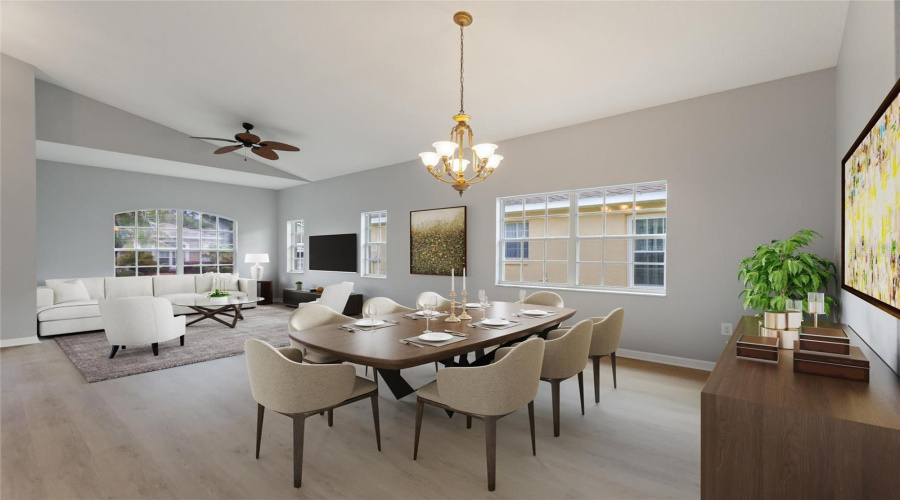 Virtually Staged Great Room