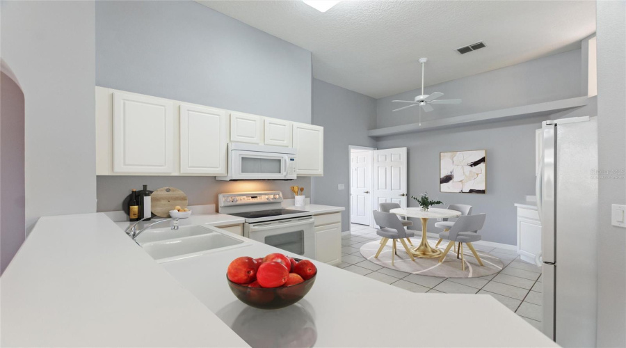 Virtually Staged Kitchen
