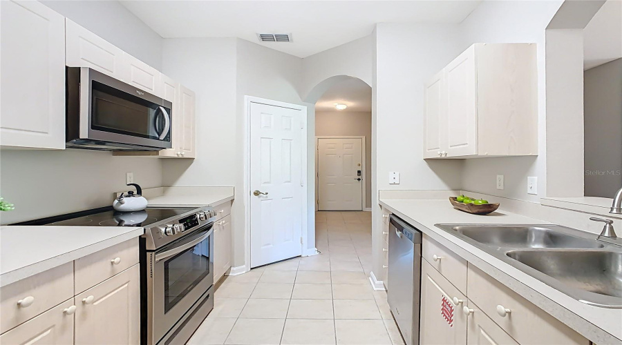 Stainless steel appliances for a sleek, modern touch