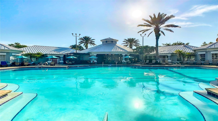 Community resort-style pool