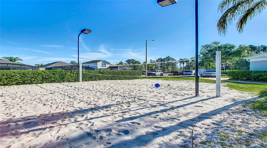 Sand volleyball court—perfect for friendly matches and outdoor fun!