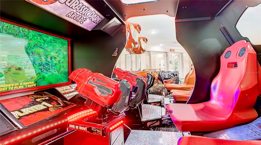 Game Room – Arcade and billiards.