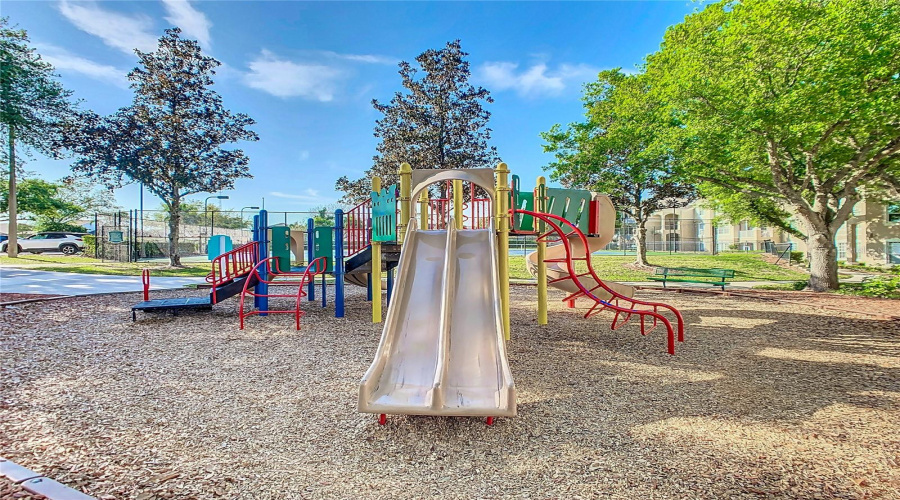 Outdoor Play Area – Bright, kid-friendly space within the community.