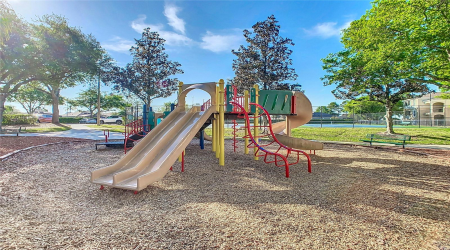 Outdoor Play Area – Bright, kid-friendly space within the community.
