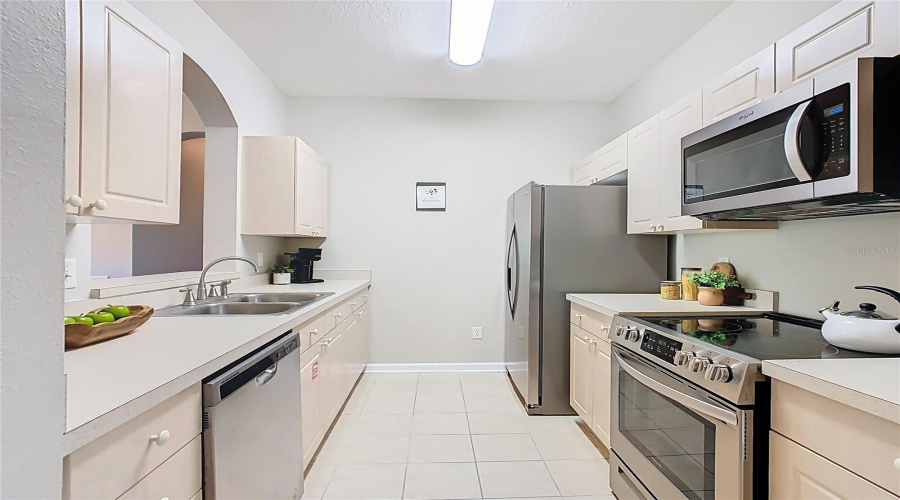 Centrally located kitchen