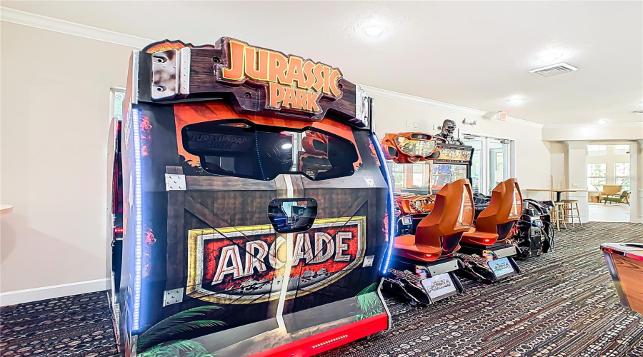 Game Room – Arcade and billiards.