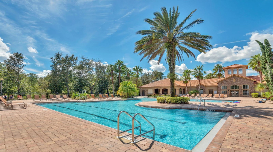 Beautiful resort pool