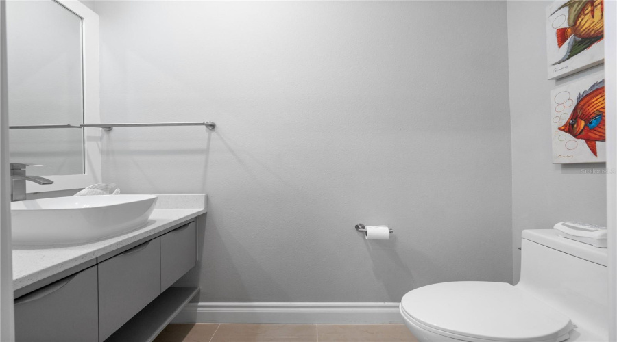 Downstaira Half Bath
