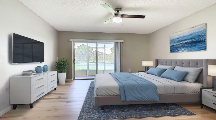 VIRTUAL STAGING MASTER BEDROOM