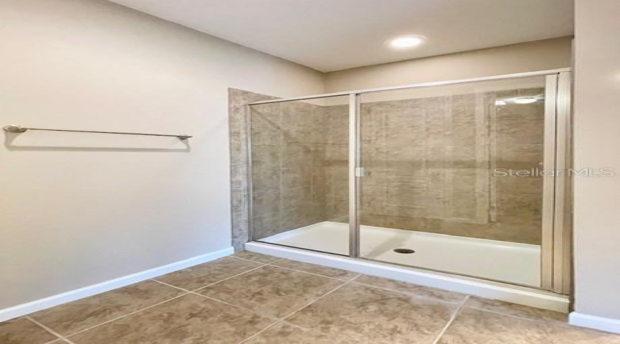 Shower in Primary Bathroom
