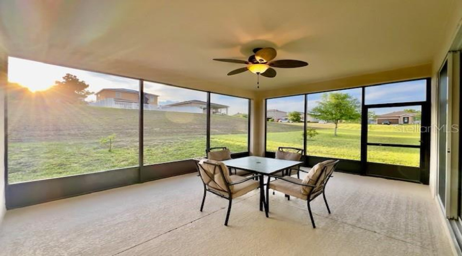Screened-In Back Porch