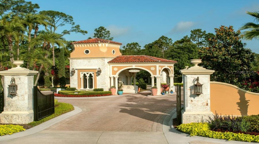 24-hour guard gated community