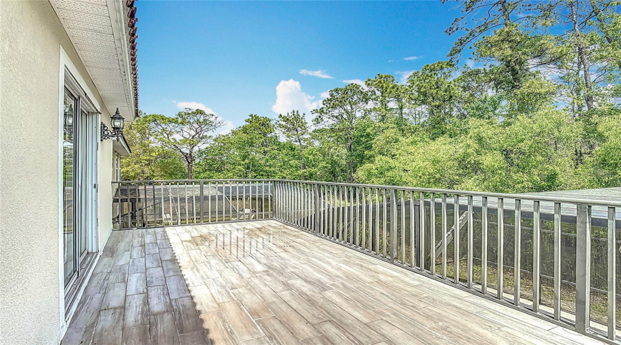 Private Balcony of Primary Bedroom