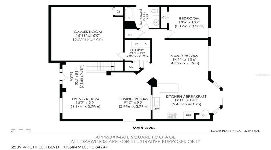 Floor plan main floor